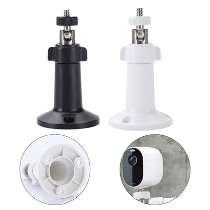 360° Rotating Universal Monitoring Bracket Indoor Outdoor Universal Camera Base Outdoor Camera Base Monitoring Accessories Black Smile Home Black