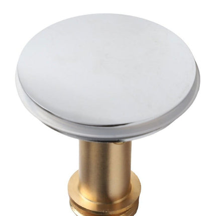 38mm Bathroom Sink Drain Stopper Plugs Bounce Push Button Click Clack Plug Wash Basin Faucet Accessory Washbasin Pipe 2024 New Smile Home
