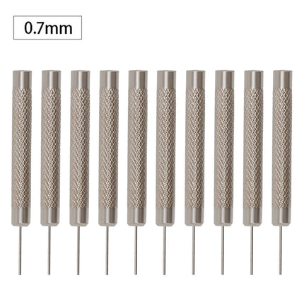 Watch Strap Pin Pin Punch Link Punch Pin Stick- Watch Repair Tool 0.7-1.0Mm 10Pcs Bar Hammer Punch Thimble Durables 0.9Mm Smile Home 0.7 mm