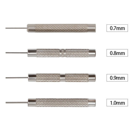 Watch Strap Pin Pin Punch Link Punch Pin Stick- Watch Repair Tool 0.7-1.0Mm 10Pcs Bar Hammer Punch Thimble Durables 0.9Mm Smile Home 0.7 mm