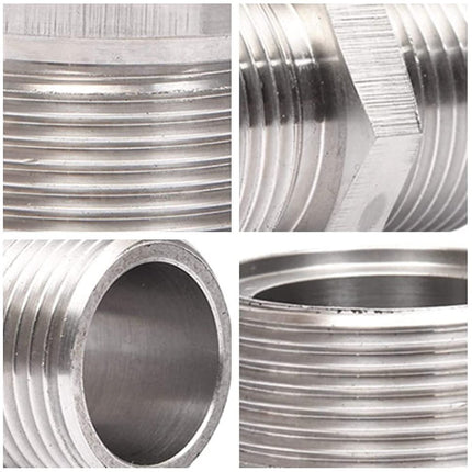 Extension Pipe Shower Hose Longer Extend Stainless Steel 1/2Inch Adapter Bathroom Accessories Rvs Bathtubs Connectors Smile Home