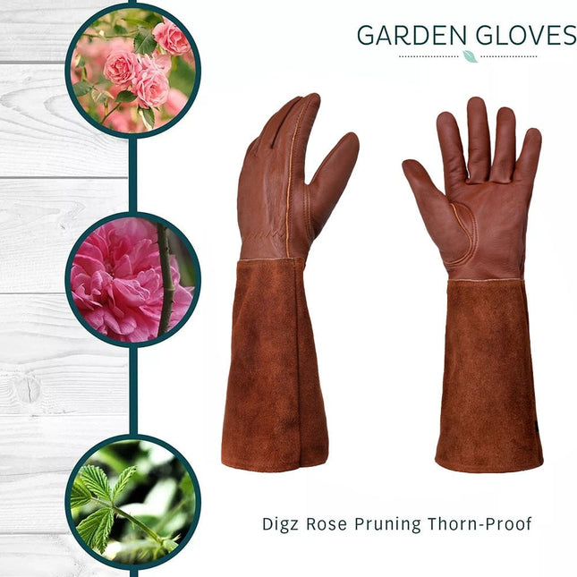 Rose Pruning Thorn-Proof Gardening Gloves with Forearm Protection for Men and Wo XL – product detail