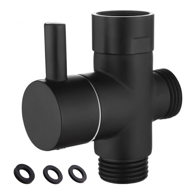 Arkzeo Three-Way One-In-Two-Out Shower Faucet Manifold All-Copper Shower Nozzle Converter Shower Valve