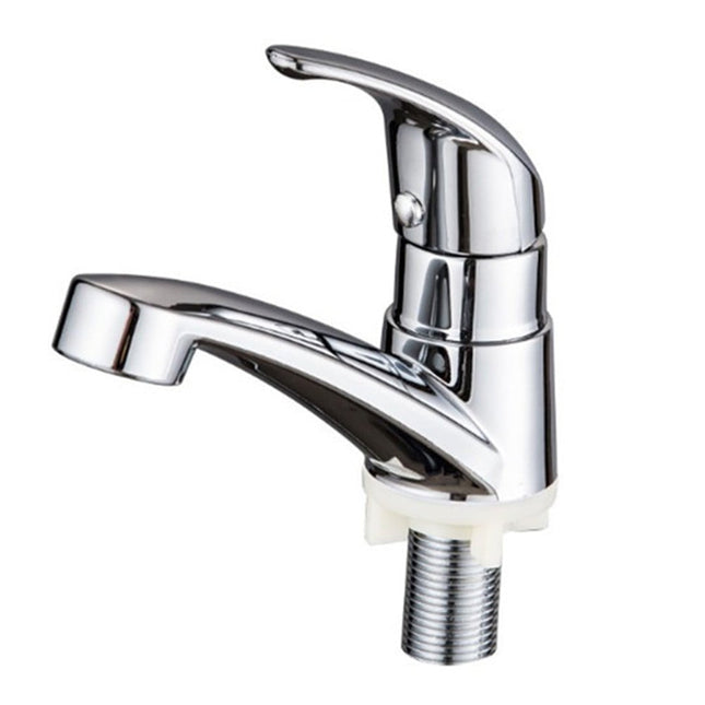 Arkzeo Chrome Basin Faucet Cold Sink Water Basin Tap Single Handle Faucet Tap Deck Mounted for Bathroom