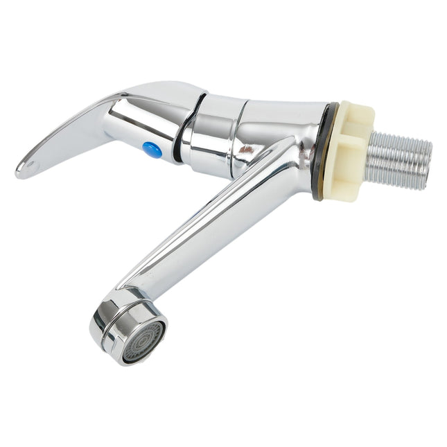 Arkzeo Chrome Basin Faucet Cold Sink Water Basin Tap Single Handle Faucet Tap Deck Mounted for Bathroom – product detail