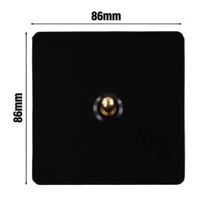 86 Type Stainless Steel Panel Wall Toggle Light Switch Brass Rod 1Way 2Way 2 Gang Smile Home 1 Gang