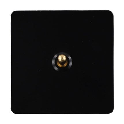 86 Type Stainless Steel Panel Wall Toggle Light Switch Brass Rod 1Way 2Way 2 Gang Smile Home 1 Gang