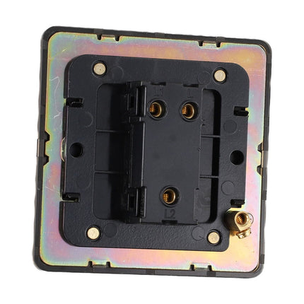 86 Type Stainless Steel Panel Wall Toggle Light Switch Brass Rod 1Way 2Way 2 Gang Smile Home 1 Gang