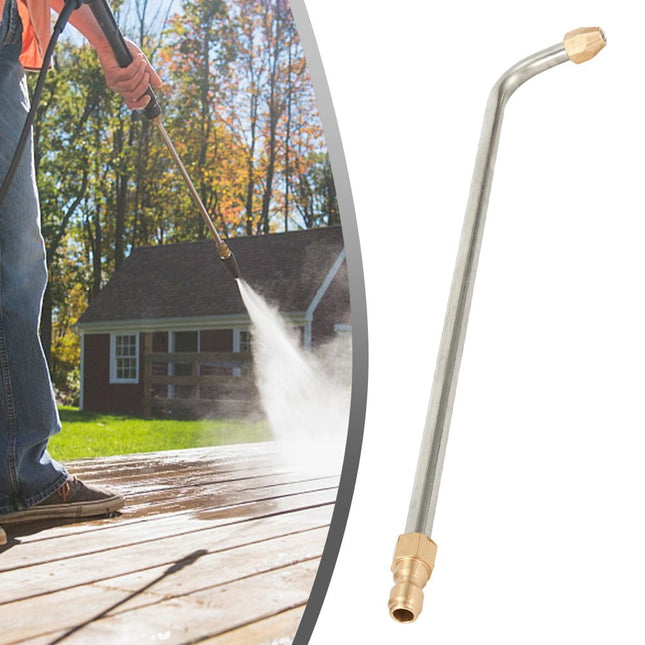 30 Degree/90 Degree/U-Shape Pressure Car Washer Angled Lance Extension Spray Wand Nozzle 17Cm-90 Smile Home