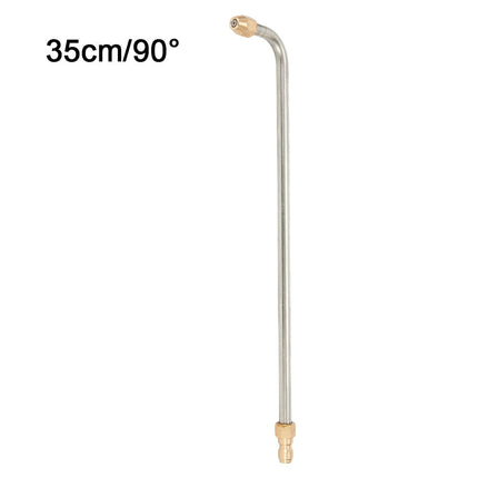 30° /90° /U-Shape Pressure Car Washer Angled Lance Extension Spray Wand Nozzle 17Cm-90 Smile Home 35Cm-90