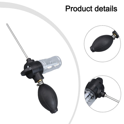 150ml Flies Control Bulb Duster With 3 Stainless Steel Nozzles Termite Removal Smile Home