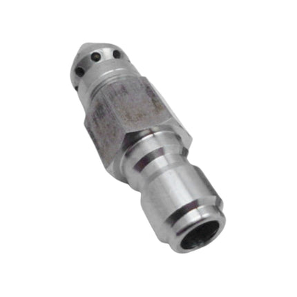 Pressure Washer Drain Sewer Cleaning Jetter Nozzle 3/8"9 Jets Male/Quick Connect 3/8 Quick Plug Smile Home