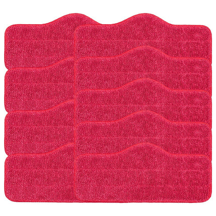 Microfiber Replacement Pads For Schenley Steam Mop - Washable Reusable Quick Dry Mop Pads 6 Pack For Hardwood Tile Laminate Floors 9 Pack