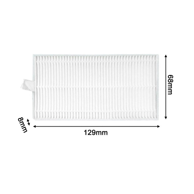 Ecovacs Y1 Pro Robot Vacuum Cleaner Replacement Parts Kit With 4 Filters 5 Mop Cloths 8 Side Brushes For – product detail