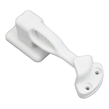 Nylon Rv Cabinet Latch Lock For Camper Trailer Boat Easy Install Secure Door Catch Holder White Black Travel Accessory Construction White