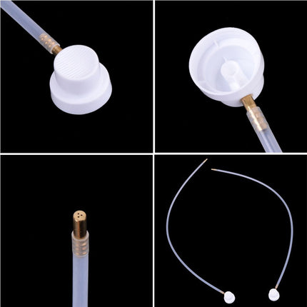 2Pcs Fluid Film Nozzle Extension Hose for Aerosol Cans Spray 50Cm