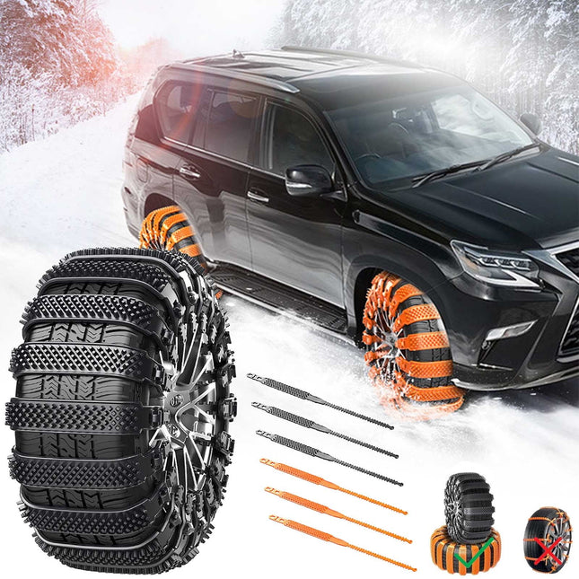 Reusable Anti Snow Chains of Car Snow Tire Chains Universal Adjustable Emergency Portable Snow – product detail