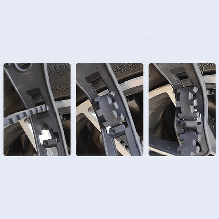 Reusable Anti Snow Chains of Car,Snow Tire Chains,Universal Adjustable Emergency Portable Snow Tire Chains for Car SUV Pickup Trucks Car Vuyungers Snow Chains Non-Slip Cable Tie Orange