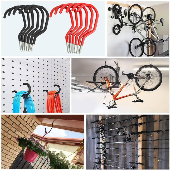 CCMAOLU 2025 New Bike Hooks for Garage Wall Heavy Duty Bicycle Hangers for Hanging Wall