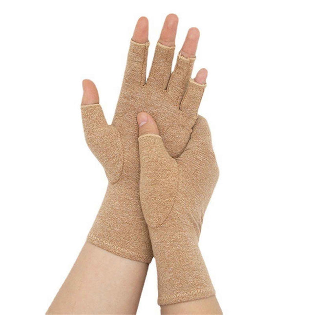 Pressure Gloves Half Finger Cycling Joint Care Sports Gloves Antiskid Fitness Gloves for Men and