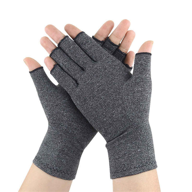 Pressure Gloves Half Finger Cycling Joint Care Sports Gloves Antiskid Fitness Gloves for Men and