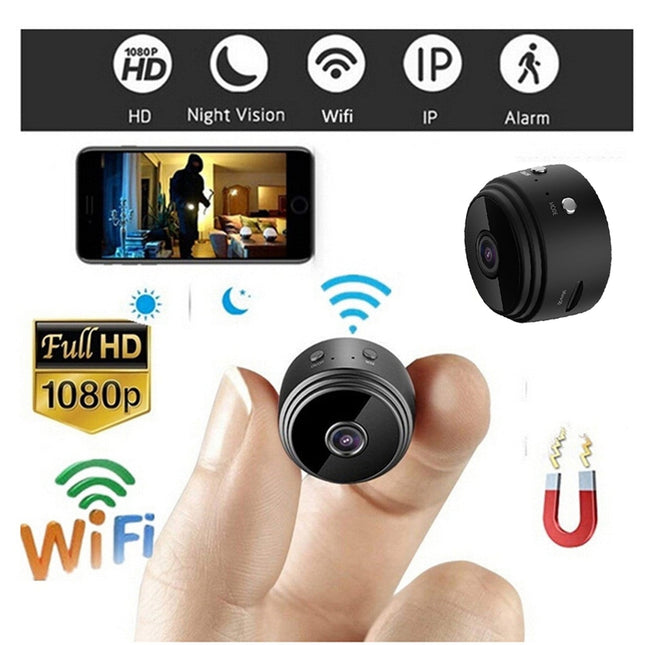 Night Vision Mini Wireless Tiny Home Camera WiFi Security Camera with 360 Degree Adjust Snake – product detail