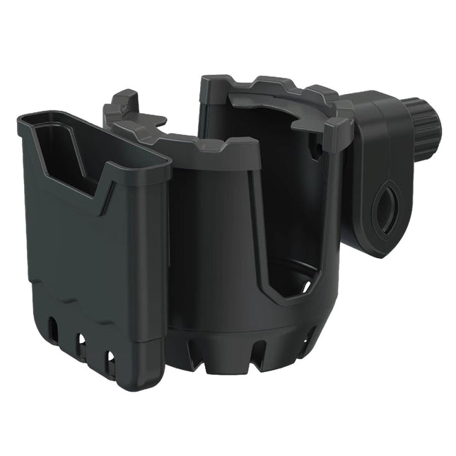 2-in-1 Adjustable Drink Holder Universal Cup Holder with Cell Phone Holder Large Diameter Design Bike