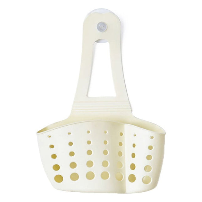 Sponge Holder with Strong Suction Cup Dish Sponge Caddy Inside Sink Removable PP Materical for