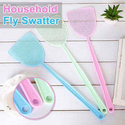 Flexible Fly Swatter, Strong Manual Swat for Pest Control,Long Handles for Indoor and Outdoor, Racket for Bug,Mosquito, Bee, Spiders, Flies 3PCS blue, green