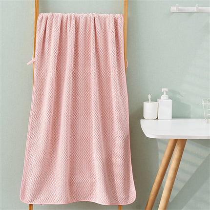Bath Sheets Towels for Adults, 13.77x29.52 Inches - Light Thin Quick Drying Highly Absorbent Bath Towel for Bath, Fitness, Yoga, Travel, Sport and Shower (Pink) 13.77" x 29.52" Pink1