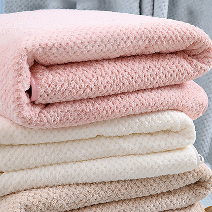 Bath Sheets Towels for Adults, 13.77x29.52 Inches - Light Thin Quick Drying Highly Absorbent Bath Towel for Bath, Fitness, Yoga, Travel, Sport and Shower (Pink) 13.77" x 29.52" White1