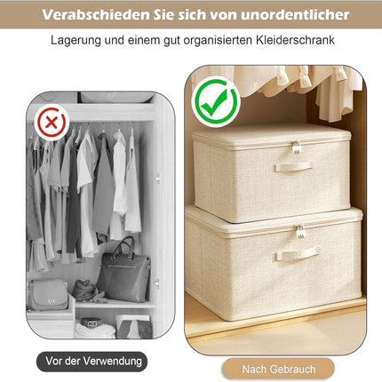 Locking Adult Game Toy Storage Organizer Lock Box Toy Storage Bins Women and Men Game Toys Storage Bags with 2 Drawstring Bags, Large capacity (Beige) 11.8x7.8x5.5 11.8" x 7.8" x 5.5" Beige