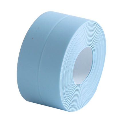 Kitchen & Bathroom Mildew-Proof Caulk Tape,PE Self-Adhesive Waterproof Sealing Strip for Bathtub, Shower & Toilet,Waterproof Caulk Strip, Bathroom Caulk Tape, Kitchen Sealing Tape(Grey) Blue