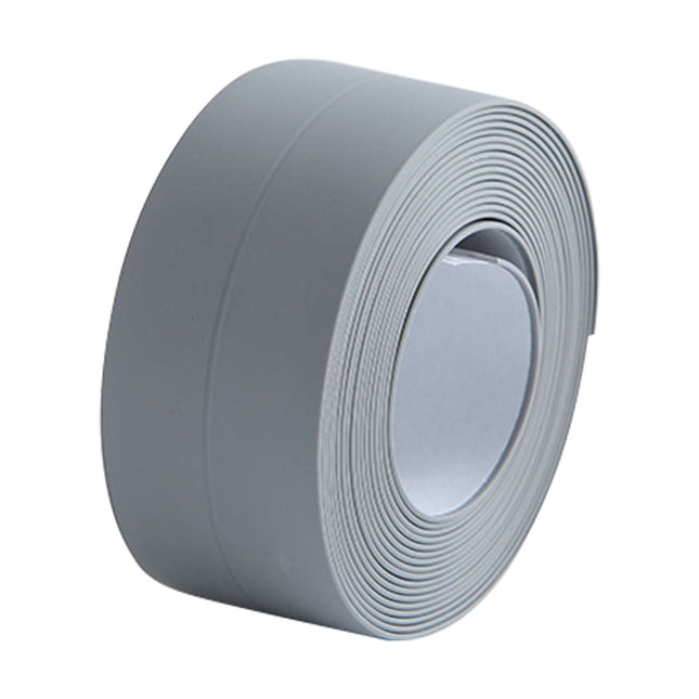 Kitchen & Bathroom Mildew-Proof Caulk Tape PE Self-Adhesive Waterproof Sealing Strip for Bathtub Shower