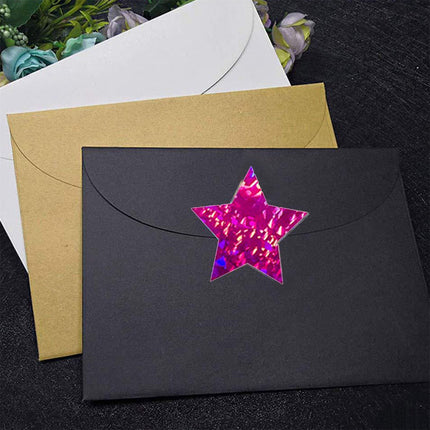 500PCS Gold Star Roll Stickers - 1 Inch Self-Adhesive Glitter Decals,for Kids, Classroom, Teachers, Wall Crafts, Sparkly Star Stickers for Rewards & Decor Gold Star Stickers For Kids(E) D