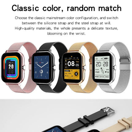 Smart Watch for Android and iPhone,Full Touch Screen with Call Function, Fitness Tracker for Music and Sleep Monitoring, IP67 Waterproof Smartwatch Compatible Unisex Design C