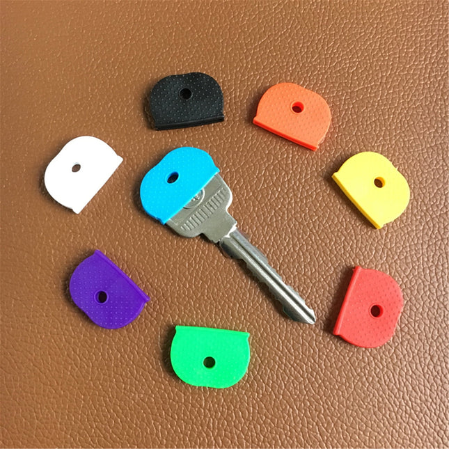 32 Pack Key Color Caps Covers Tags Soft Rubber Key Identifiers Plastic Key Toppers for – product detail