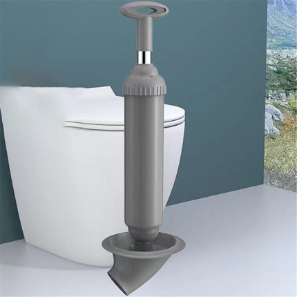 Toilet Plunger, Powerful Toilet Plunger, Heavy Duty High Pressure Thrust Plunge, Remover Tool to Unblock Toilet Blockage, All Purpose Power Plungers for Bathrooms Cleaning (Green/1 Pcs) 18.8x5.11 18.8" x 5.11" Gray