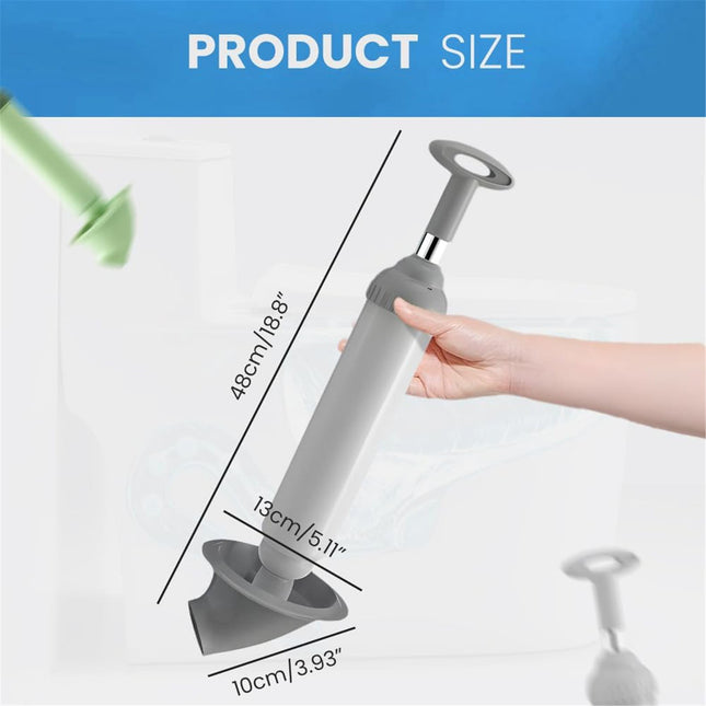 Toilet Plunger Powerful Toilet Plunger Heavy Duty High Pressure Thrust Plunge Remover Tool to – product detail