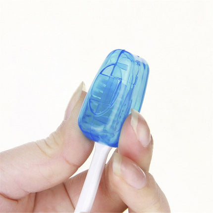 Portable Toothbrush Containers Travel Toothbrush Cap Cover Tooth Brush CapsConvenient for Travel, Home, Office and Hotel Use (Color Random/5 Pcs) 1.57Inches 1.57" Pink