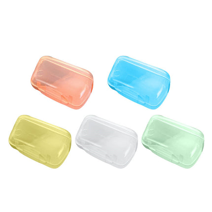 Portable Toothbrush Containers Travel Toothbrush Cap Cover Tooth Brush CapsConvenient for Travel, Home, Office and Hotel Use (Color Random/5 Pcs) 1.57Inches 1.57" Pink