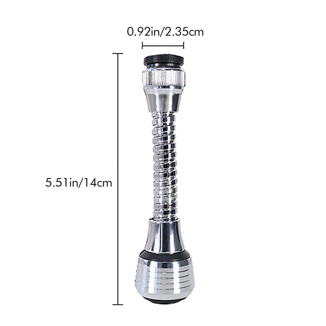 Flexible Faucet Sprayer Attachment Heavy Duty 360 Degree Kitchen Sink Aerator Extender ABS – product detail
