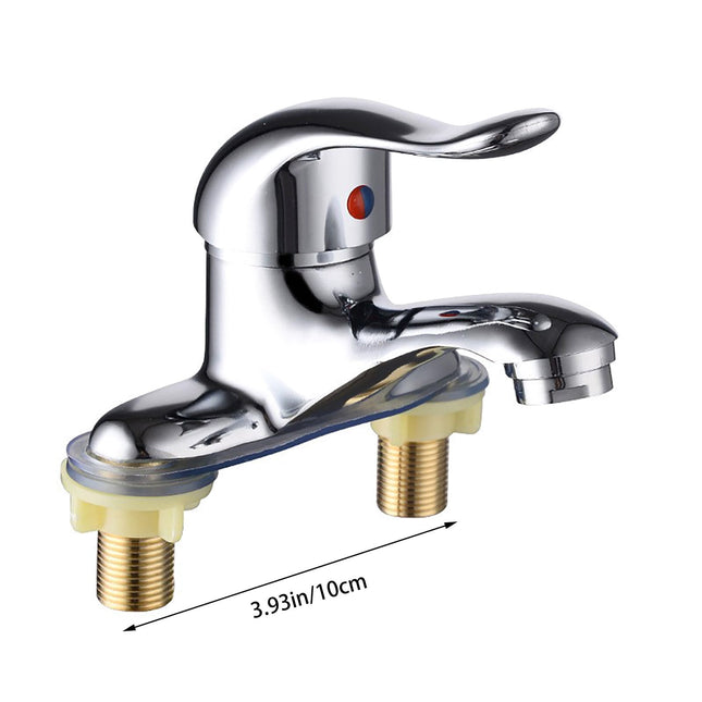 Bathroom Faucet 2-Hole Mixer Tap Heavy Duty Single Handle Bathroom Sink Faucet 2 Hole Single – product detail