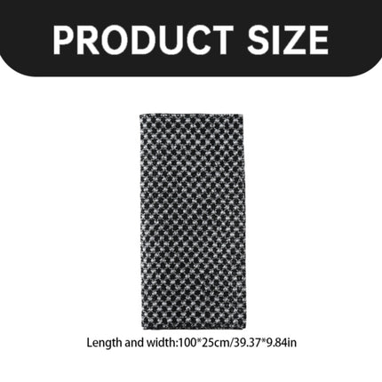 Exfoliating Washcloth Towel,Extra Rough Body & Back Scrubber for Use in Shower Bath, Long Exfoliating Body Scrubber, Exfoliator Shower Towel for Men Women, 39.37x9.84 39.37" x 9.84" Black