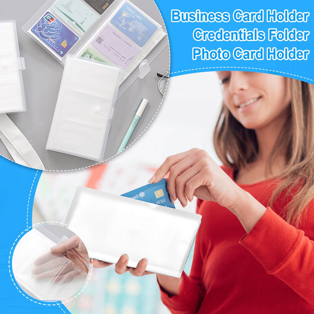 1 Pcs PP Professional Business Card Holder Organizer Book Portable Business Card Binder- 120 – product detail