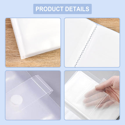 1 Pcs PP Professional Business Card Holder Organizer Book,Portable Business Card Binder- 120 Card Capacity Premium PP Folder with hard Cover, Name Card Credit Cards Binder for Men/Women(cat) Clear