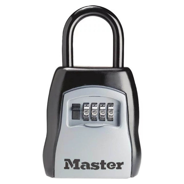 1Pack U-Shackle Waterproof Outdoor 4 Digit Combo Large Key Lockbox with Hook Resettable Combination