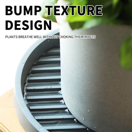 Universal Plunger Tray and Mat,Toilet Plunger Holder with Drip Tray,Quick Air Drying for Bathroom and Kitchen,Thick Plastic Plant Saucer for Indoor Outdoor Potted Plants Gray