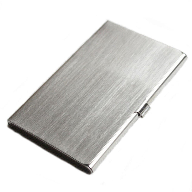 Slim Business Card Case for Men & Women Pocket Metal Case Professional Stainless Steel Business