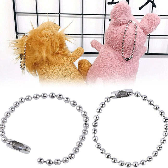 Dog Tag Chain Ball Chain Necklace Bulk Military Blank Dog Tag Necklace for Men Beaded – product detail